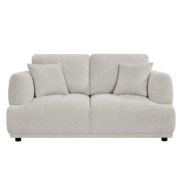 ΚΑΝΑΠΕΣ 2-ΘΕΣΙΟΣ STRUCTO HM3330.02 ΑΝΟΙΧΤΟ ΜΠΕΖ ΥΦΑΣΜΑ 168x94x88Υεκ.