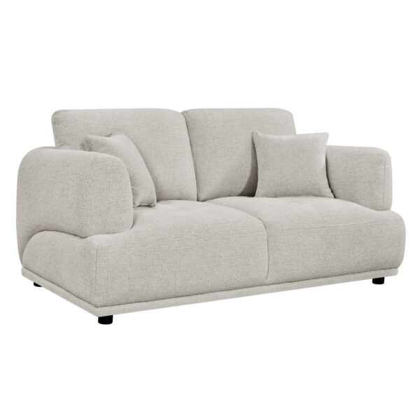 ΚΑΝΑΠΕΣ 2-ΘΕΣΙΟΣ STRUCTO HM3330.02 ΑΝΟΙΧΤΟ ΜΠΕΖ ΥΦΑΣΜΑ 168x94x88Υεκ.