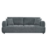 ΚΑΝΑΠΕΣ 3-ΘΕΣΙΟΣ STRUCTO HM3329.01 ΓΚΡΙ ΥΦΑΣΜΑ 227x94x88Υεκ.