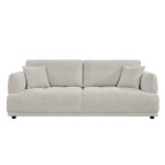 ΚΑΝΑΠΕΣ 3-ΘΕΣΙΟΣ STRUCTO HM3329.02 ΑΝΟΙΧΤΟ ΜΠΕΖ ΥΦΑΣΜΑ 227x94x88Υεκ.