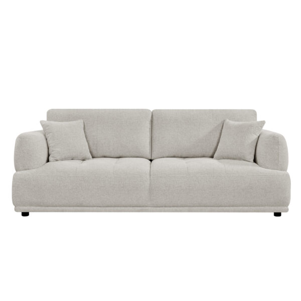 ΚΑΝΑΠΕΣ 3-ΘΕΣΙΟΣ STRUCTO HM3329.02 ΑΝΟΙΧΤΟ ΜΠΕΖ ΥΦΑΣΜΑ 227x94x88Υεκ.