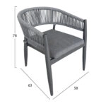 ΠΟΛΥΘΡΟΝΑ ΑΛΟΥΜΙΝΙΟΥ LISTON HM6646.01 ΣΧΟΙΝΙ-OLEFIN--ΑΝΘΡΑΚΙ 58x63x78Υεκ