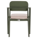 ΠΟΛΥΘΡΟΝΑ ΤΡΑΠΕΖΑΡΙΑΣ ELARA HM6414.06 ΠΡΑΣΙΝΟ ΑΛΟΥΜΙΝΙΟ-ΜΠΕΖ OLEFIN--TEAK 56x62x78Υεκ