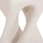 ΣΚΑΜΠΟ ΤΕΤΡΑΓΩΝΟ SANTORINI HM18337 ΠΟΛΥΡΗΤΙΝΗ--ΥΠΟΛΕΥΚΟ ΧΡΩΜΑ 30x30x45Yεκ