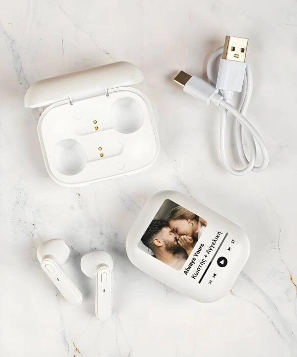 Προπωποποιημένα Ακουστικά Handsfree με Θήκη Φόρτισης