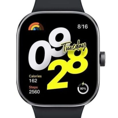 Smartwatch Xiaomi Redmi Watch 4 Μαύρο με μεγάλη οθόνη