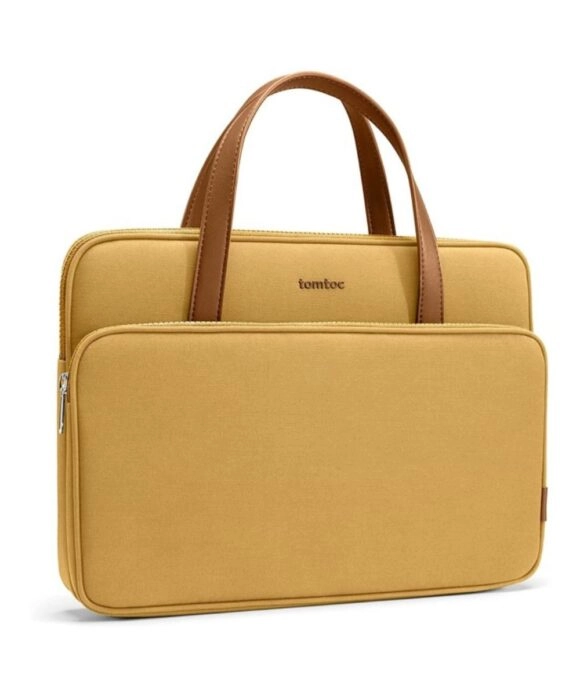 Tomtoc Premium Lady Handle Bag για Laptop Κίτρινο