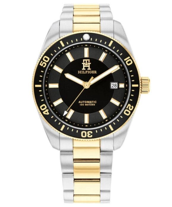 Tommy Hilfiger Lance Automatic Two Tone Ανδρικό Ρολόι