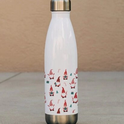 Χριστουγεννιάτικο Μπουκάλι Θερμός 500ml Santa Pattern