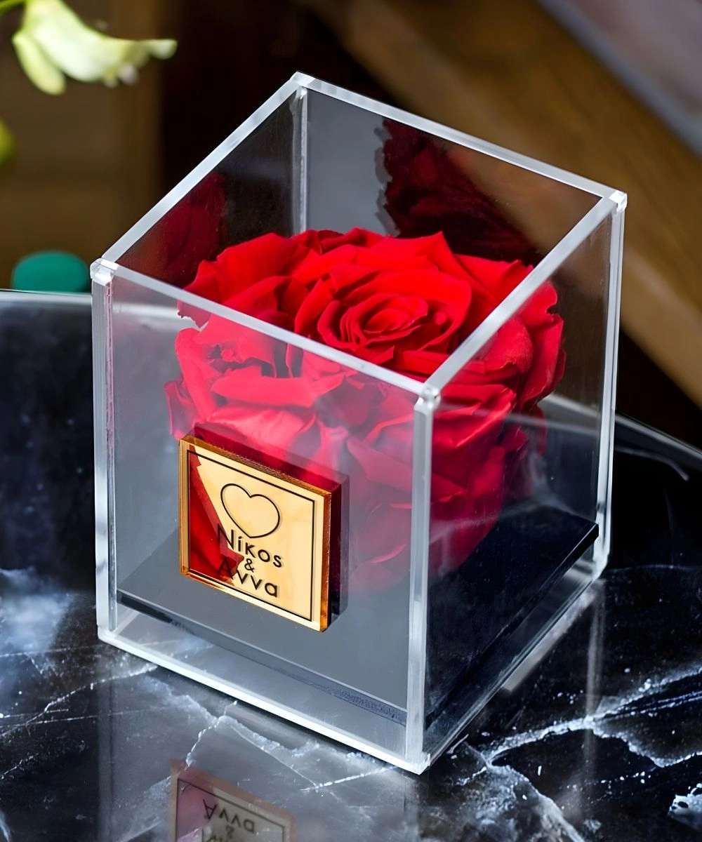 Παντοτινό Τριανταφυλλο σε κόκκινο χρωμα, Forever Rose Red