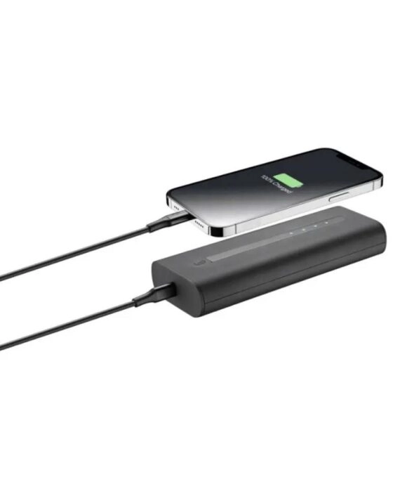 Powerbank Thunder με μικρό μέγεθος 20000mAh 20W Μαύρο