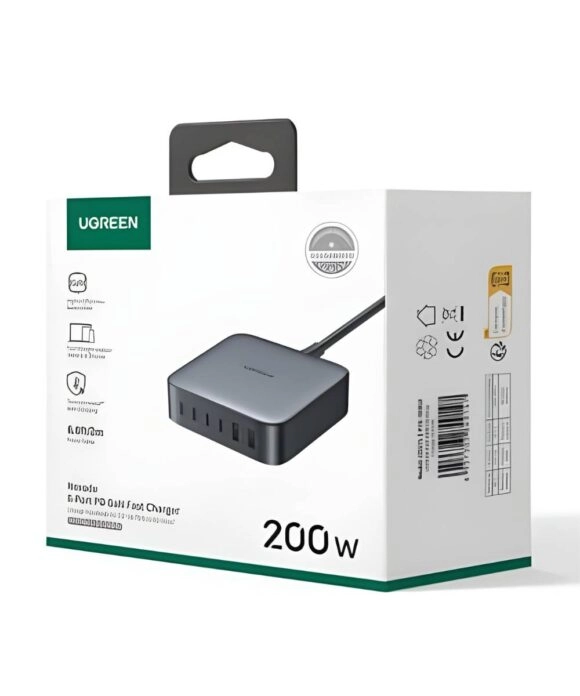 Ugreen Βάση Φόρτισης CD271 200W PDX4 & QC4.0X2