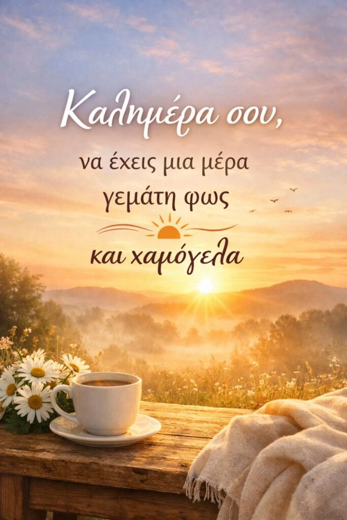 efxes kalimera kathe mera Ευχές για καλημέρα για κάθε μέρα