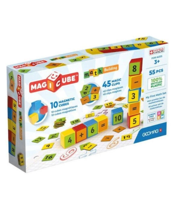 Εκπαιδευτικοί Κύβοι Μαγνητικοί Geomag Magicube Maths