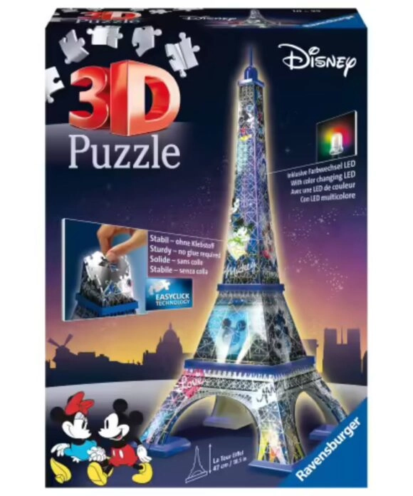 Ravensburger 3D Puzzle Πύργος του Άιφελ Disney