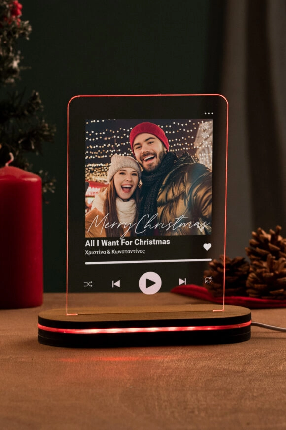 Φωτιστικό LED Χριστουγεννιάτικο All I want For Xmas