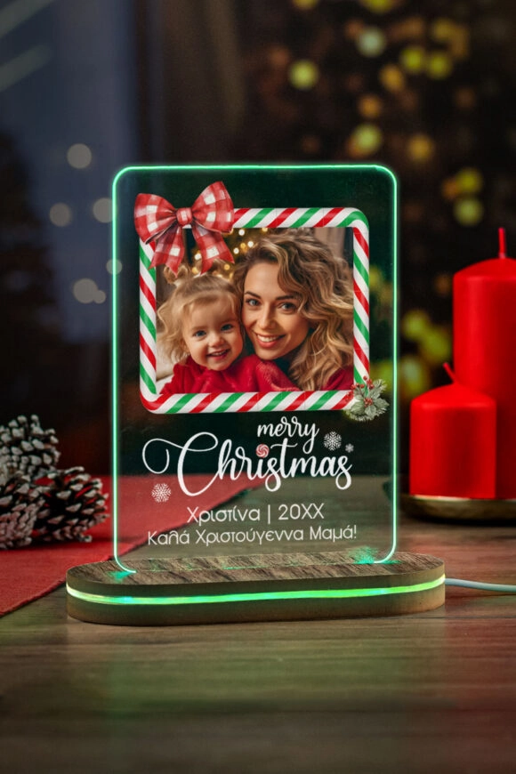 Φωτιστικό LED Χριστουγεννιάτικο Merry Christmas