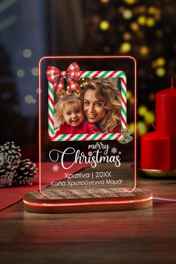 Φωτιστικό LED Χριστουγεννιάτικο Merry Christmas