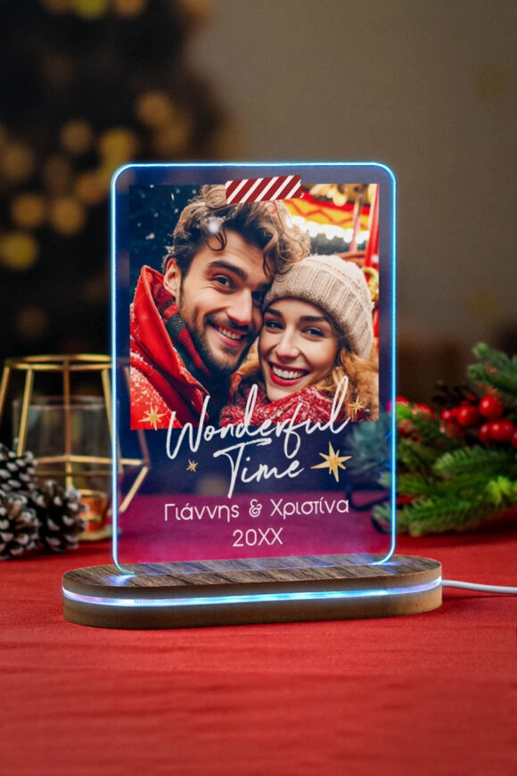 Φωτιστικό LED Χριστουγεννιάτικο Wonderful Time