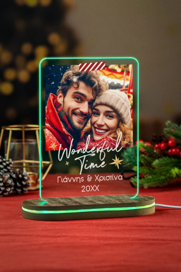 Φωτιστικό LED Χριστουγεννιάτικο Wonderful Time