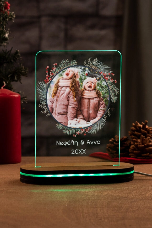 Φωτιστικό LED Χριστουγεννιάτικο Xmas Wreath