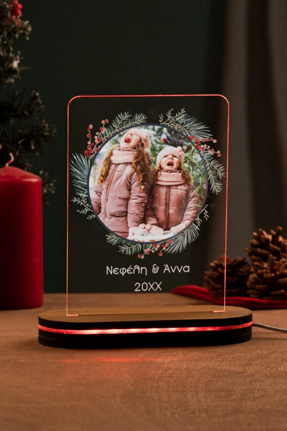 Φωτιστικό LED Χριστουγεννιάτικο Xmas Wreath