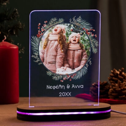 Φωτιστικό LED Χριστουγεννιάτικο Xmas Wreath