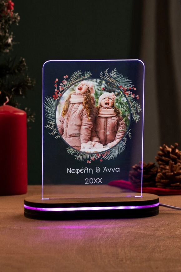 Φωτιστικό LED Χριστουγεννιάτικο Xmas Wreath