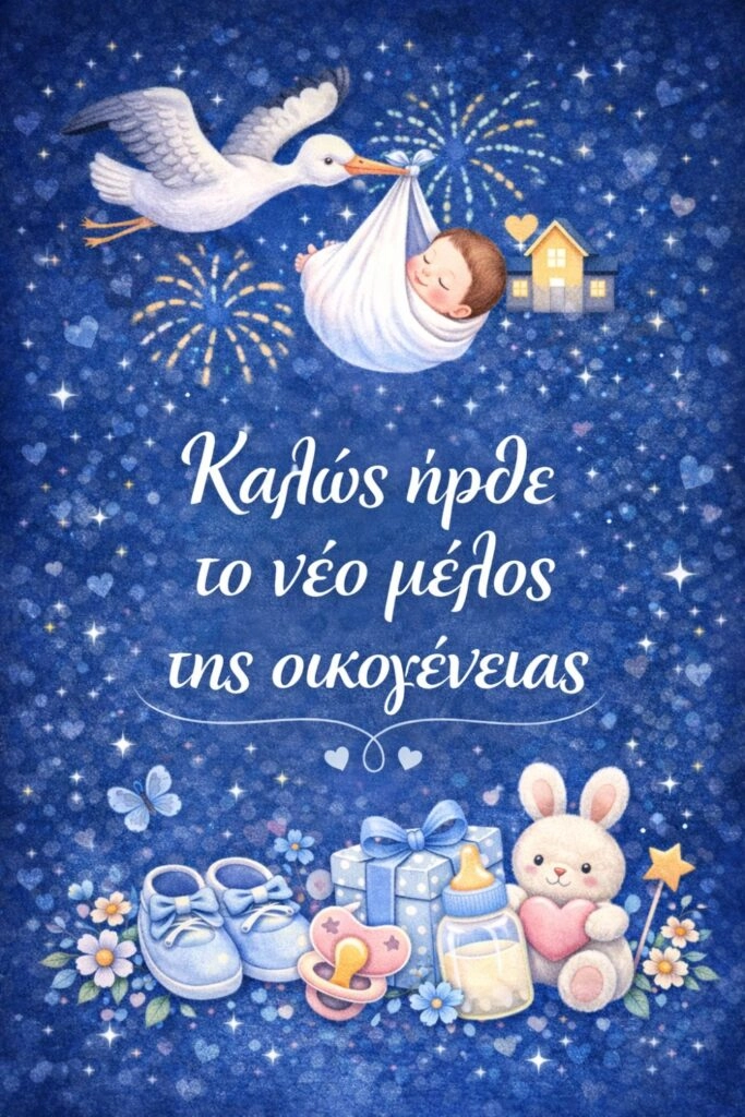 Καλώς ήρθε το νέο μέλος της οικογένειας