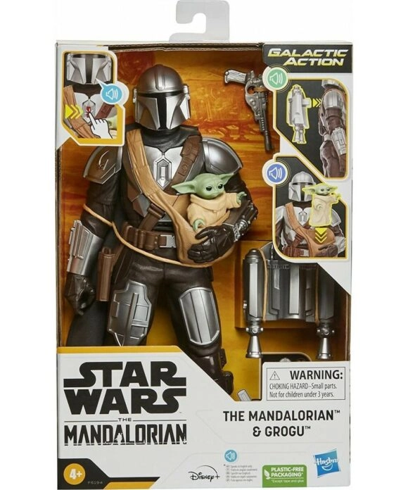 Φιγούρα Star Wars Galactic Action Mandalorian & Grogu