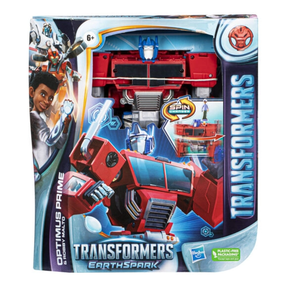 Φιγούρα Transformers Optimus Prime Earthspark Spinchanger