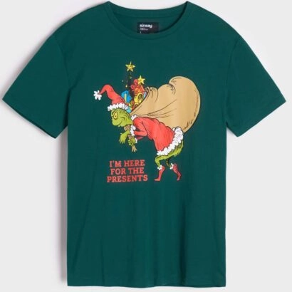 Χριστουγεννιάτικο Τ-Shirt Ανδρικό Grinch Πράσινο