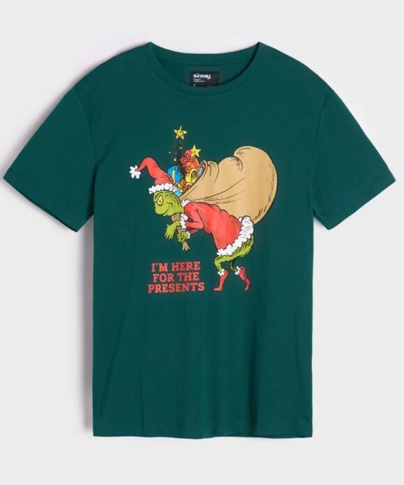 Χριστουγεννιάτικο Τ-Shirt Ανδρικό Grinch Πράσινο