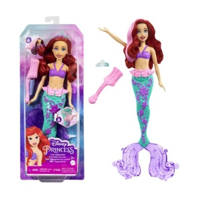 Disney Princess Κούκλα Άριελ Color Change