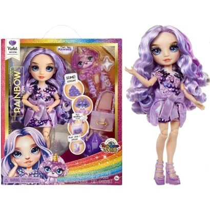 Rainbow High Κούκλα & Slime Violet Willow