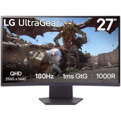 Gaming Monitor 27'' LG UltraGear 27GS60QC-B 180Hz