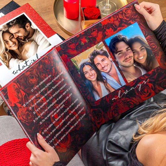 Χρυσό Photobook για ζευγάρια 200 Λόγοι Αγάπης