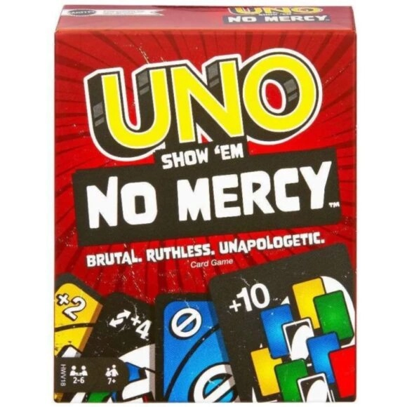 Παιχνίδι με κάρτες Uno No Mercy 7+ Ετών Mattel