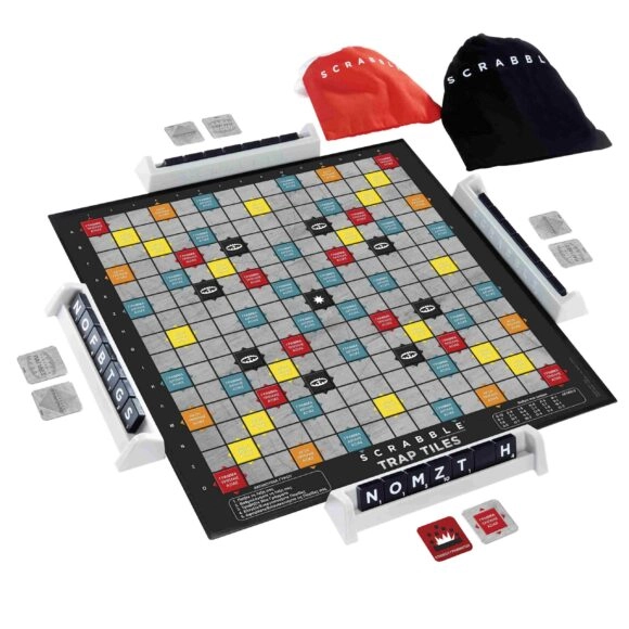 Επιτραπέζιο Παιχνίδι Scrabble Trap Tiles 10+ Ετών Hasbro