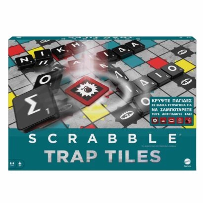 Επιτραπέζιο Παιχνίδι Scrabble Trap Tiles 10+ Ετών Hasbro