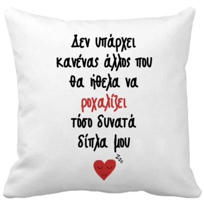 Αστείο Διακοσμητικό Μαξιλάρι Ροχαλητό 35 εκ.