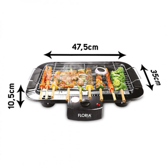 Ηλεκτρικό Μπάρμπεκιου Zilan ZLN2867 2000W