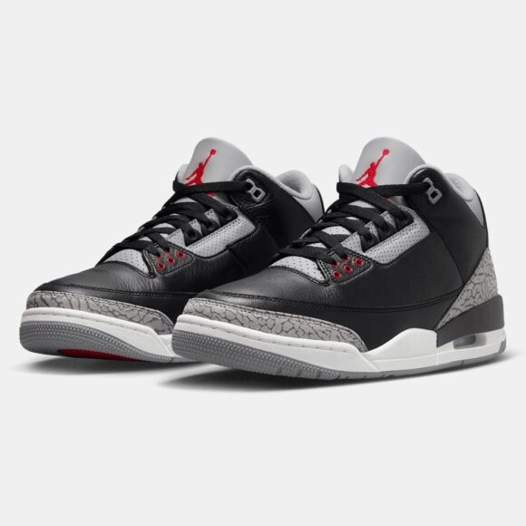 Ανδρικά Sneakers Jordan Air 3 Retro Μαύρα