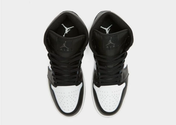 Ανδρικά Sneakers ΜποτάκιαAir Jordan 1 Mid Μαύρο/Άσπρο