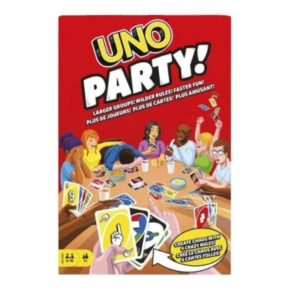 Παιχνίδι με κάρτες Uno Party 7+ Ετών Mattel