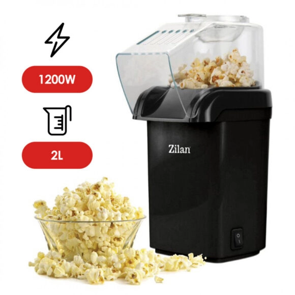 Παρασκευαστής popcorn χωρίς λάδι Zilan ZLN8045 1200W