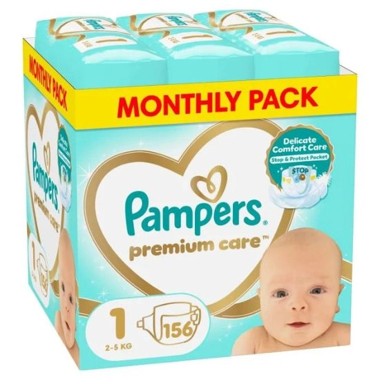 Πάνες Pampers Premium Care Monthly Pack