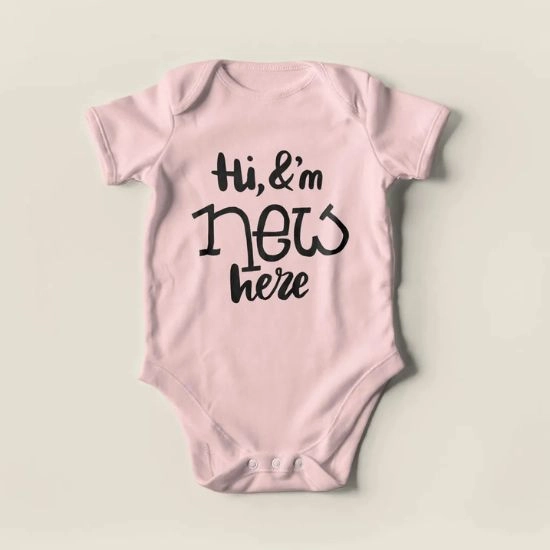 Βρεφικό φορμάκι με σχέδιο New Here