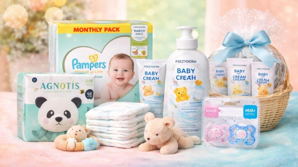 Χρηστικά δώρα για baby shower 