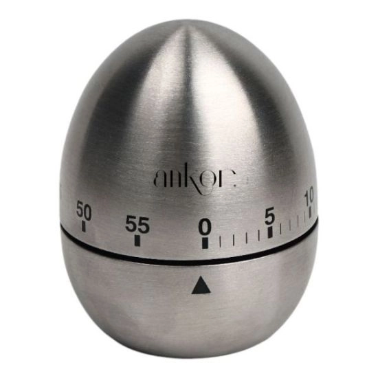 Χρονόμετρο Κουζίνας Ανοξείδωτο Αυγό